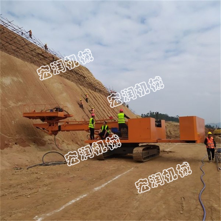 山體護坡鉆孔機，全液壓錨固鉆機現(xiàn)貨出售